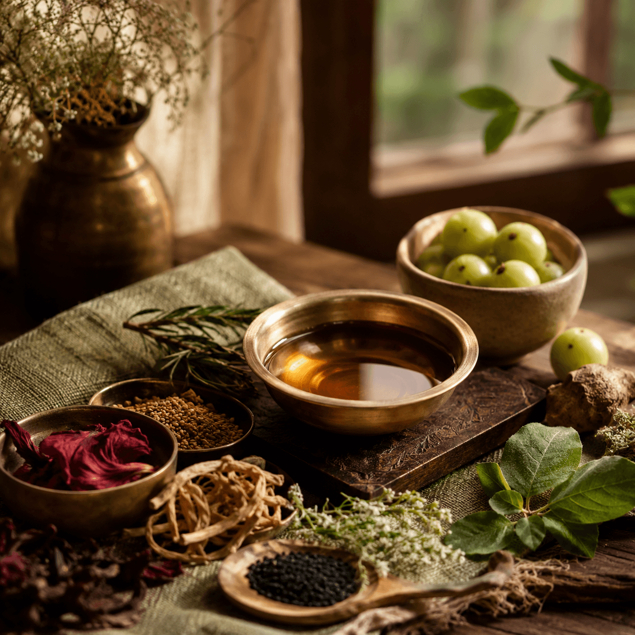 Warm RUVS Naturals ingredient square